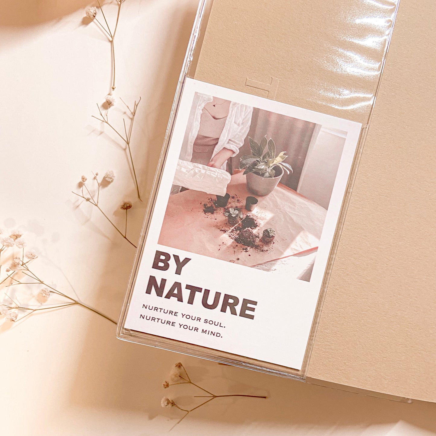 《BY NATURE》 Undated | Schedule book Vol 3. (in camel)