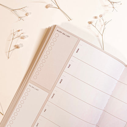 《BY NATURE》 Undated | Schedule book Vol 3. (in camel)